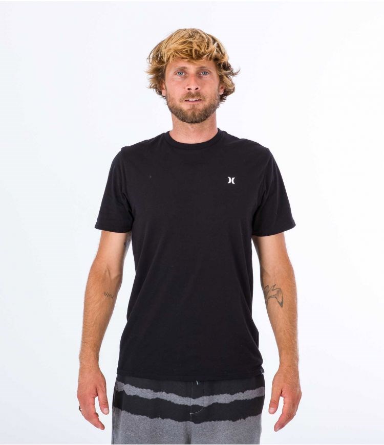 Hurley T-shirt Kurzes Sleeve H2o Dri Icon Schwarz | 76CQXIUNV