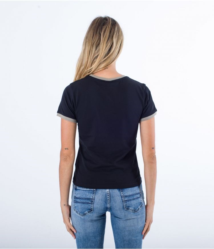 Hurley T-shirt Kurzes Sleeve Oceancare Aloha Schwarz | 40UQGHAMF