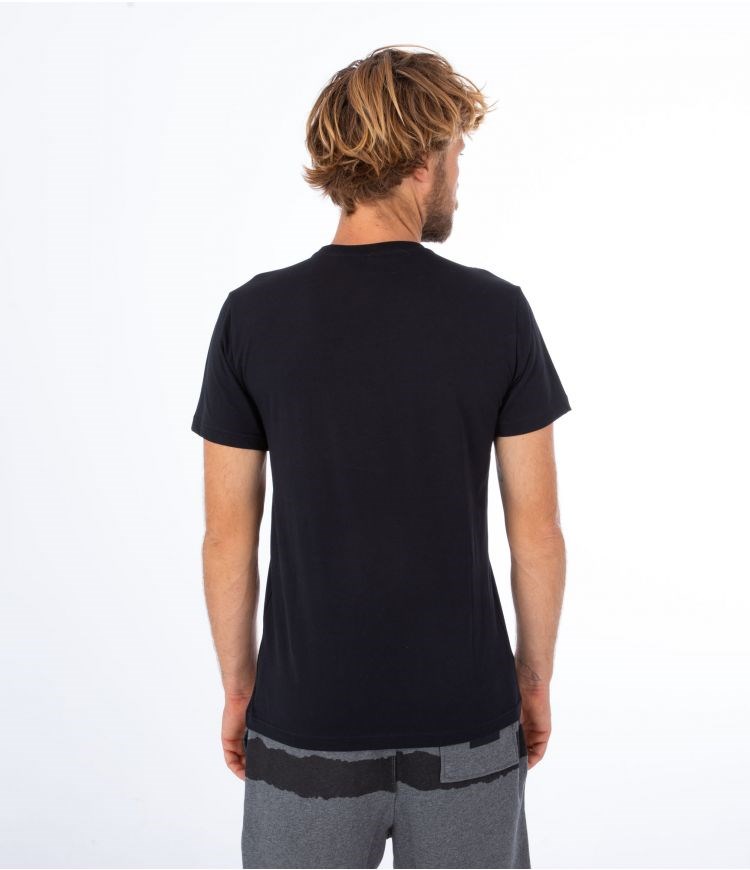 Hurley T-shirt Kurzes Sleeve Oceancare Block Party Schwarz | 49HFYBQUJ