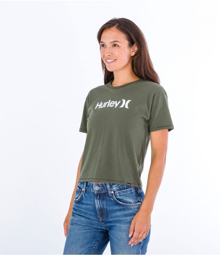 Hurley T-shirt Kurzes Sleeve Oceancare O&o Olivgrün | 40PSILWOQ