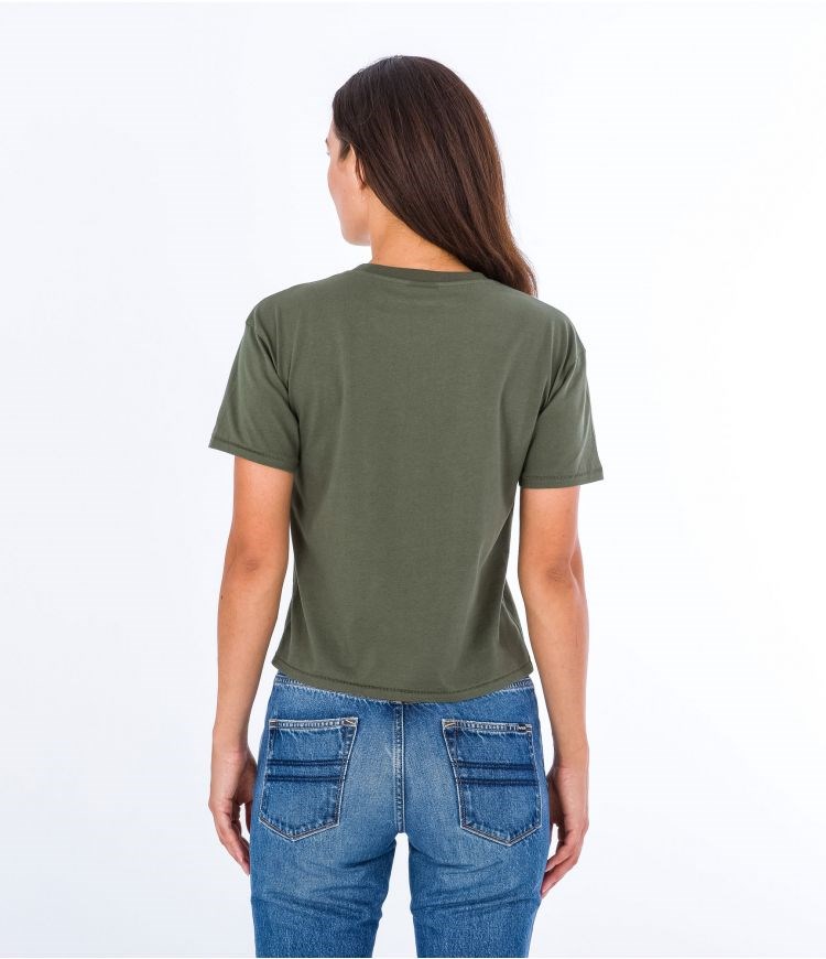 Hurley T-shirt Kurzes Sleeve Oceancare O&o Olivgrün | 40PSILWOQ