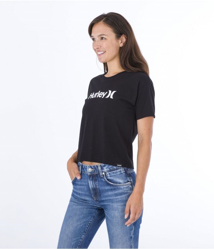 Hurley T-shirt Kurzes Sleeve Oceancare O&o Schwarz | 45WHNOBGR