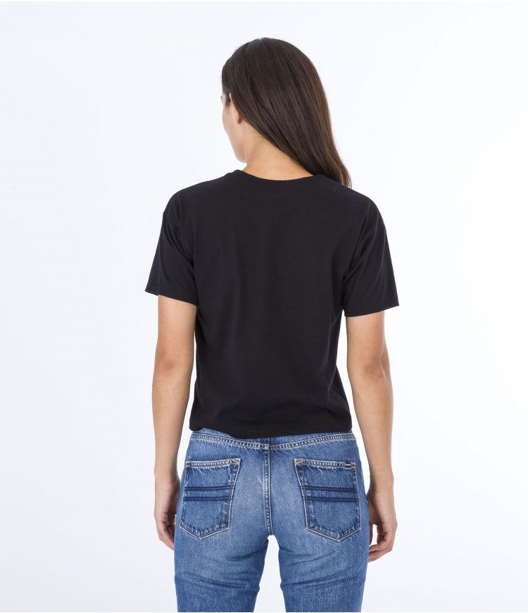 Hurley T-shirt Kurzes Sleeve Oceancare O&o Schwarz | 45WHNOBGR