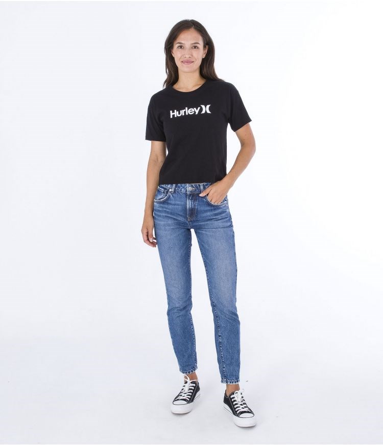 Hurley T-shirt Kurzes Sleeve Oceancare O&o Schwarz | 45WHNOBGR