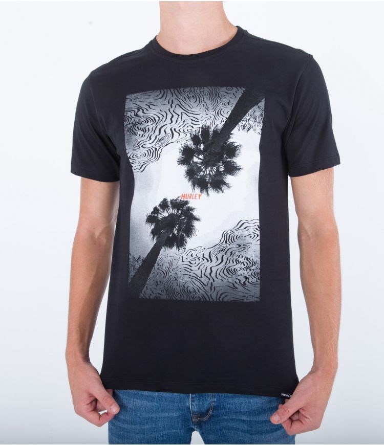 Hurley T-shirt Kurzes Sleeve Oceancare Photoprint Schwarz | 19DSONVYL