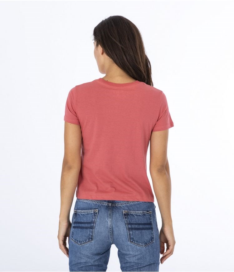 Hurley T-shirt Kurzes Sleeve Slither Perfect Rot | 94HWYQOXZ