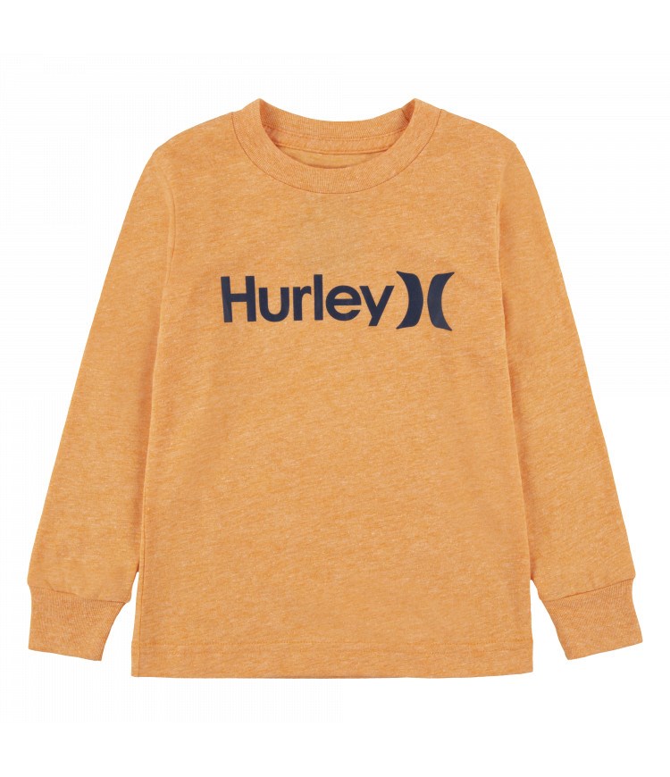 Hurley T-shirt Long Sleeve Boy - One & Only Clementine Heather | 05PUIOXDQ