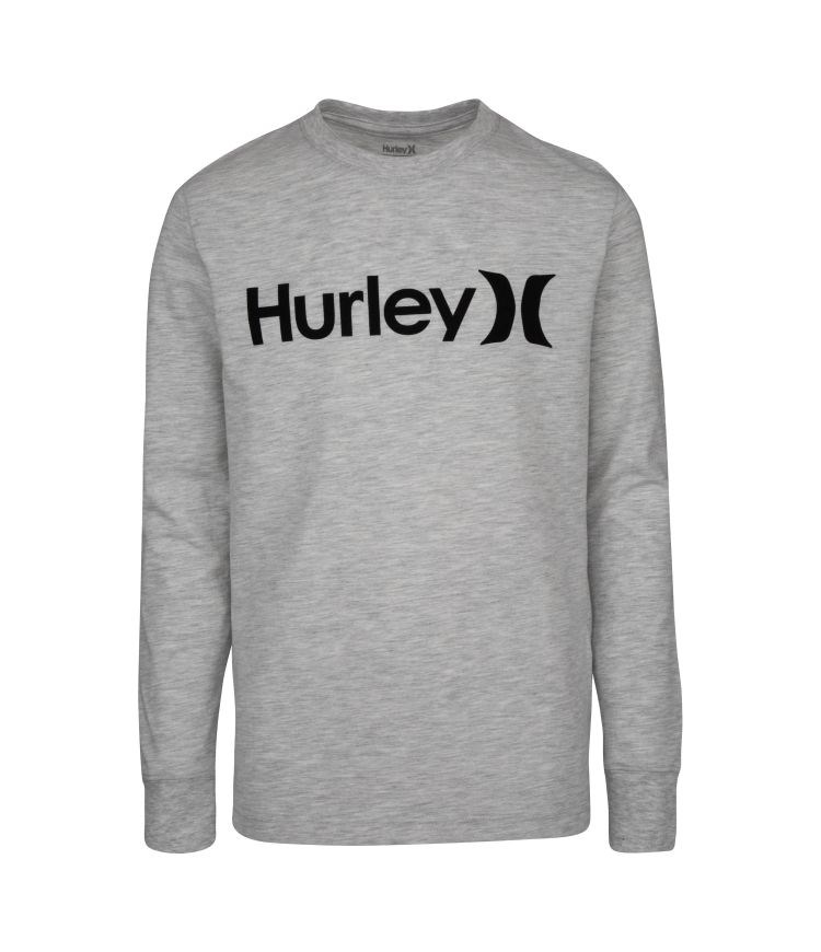 Hurley T-shirt Long Sleeve Boy - One & Only Birch Heather | 45YJQMEXD