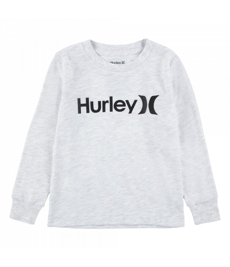 Hurley T-shirt Long Sleeve Boy - One & Only Birch Heather | 74PXCFGOJ