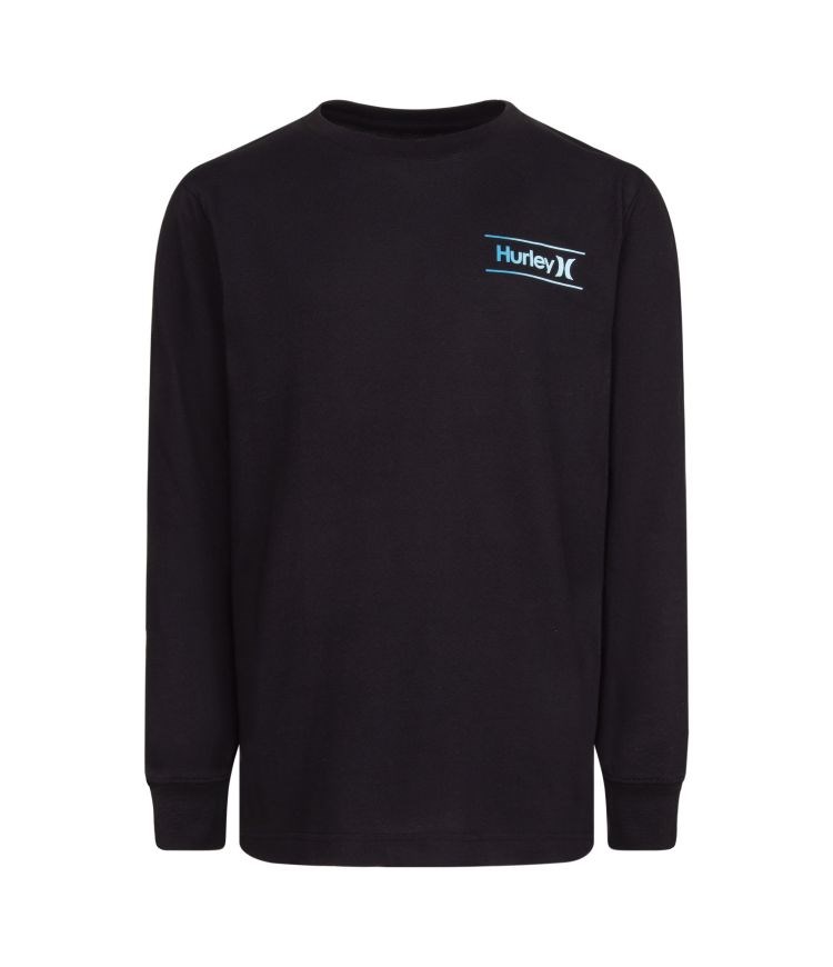 Hurley T-shirt Long Sleeve Boy - One & Only Schwarz | 94NVZAROL