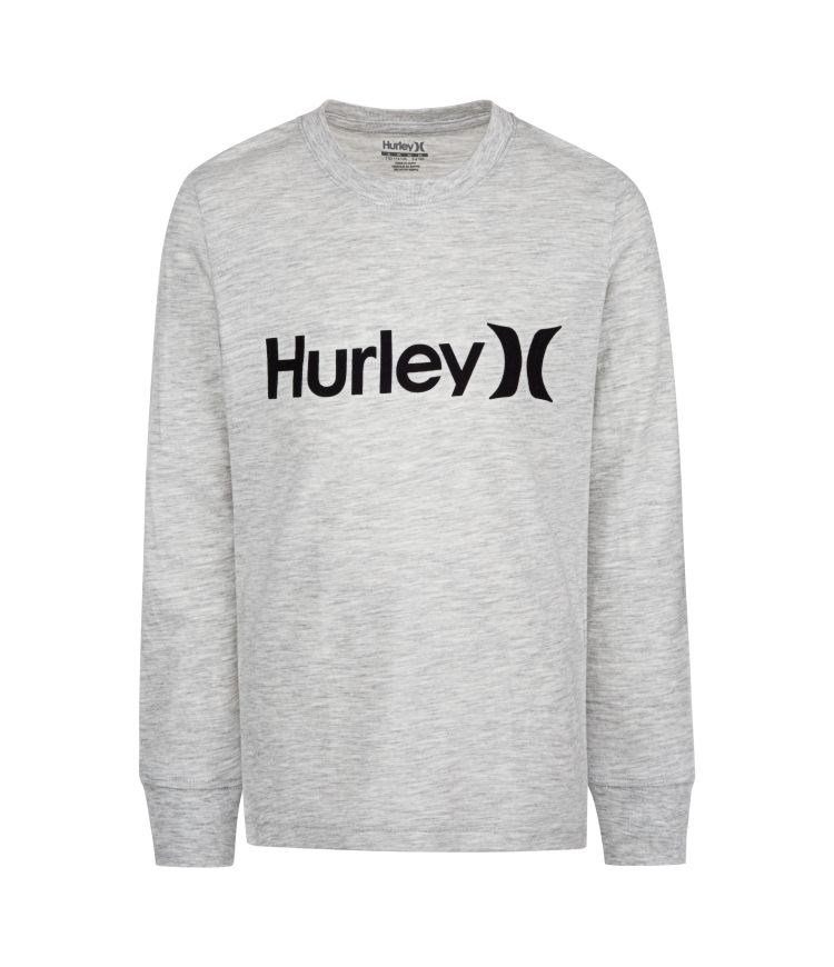 Hurley T-shirt Long Sleeve Boy - One & Only Birch Heather | 96YPKOZJB