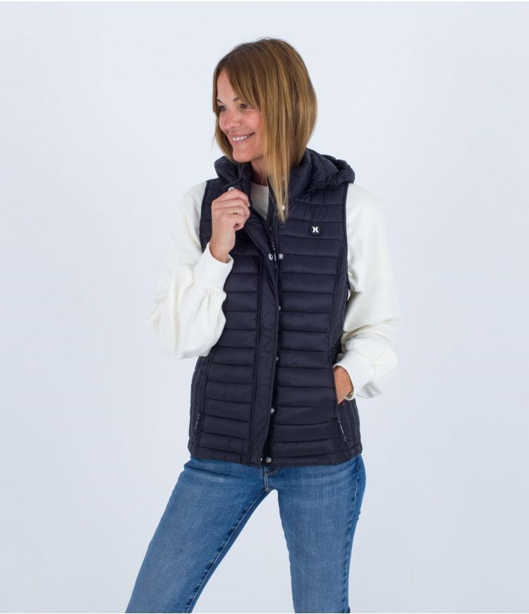 Hurley Vest Packable Laufschuhe Schwarz | 06CLTQHDZ