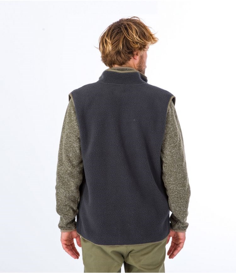 Hurley Vest Sherpa Midland Burrito Grau | 78STLXWFR